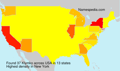 Surname Klymko in USA Surname Klymko in USA