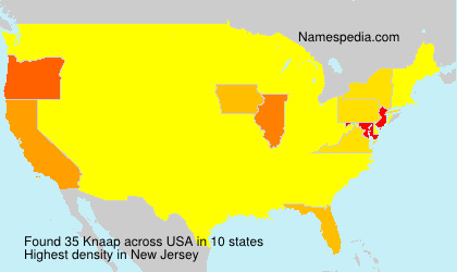 Surname Knaap in USA Surname Knaap in USA