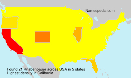 Surname Knabenbauer in USA Surname Knabenbauer in USA