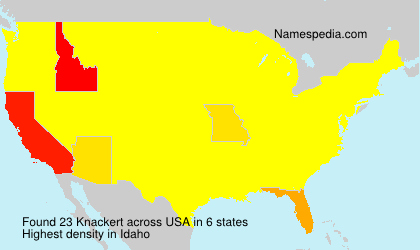 Surname Knackert in USA Surname Knackert in USA