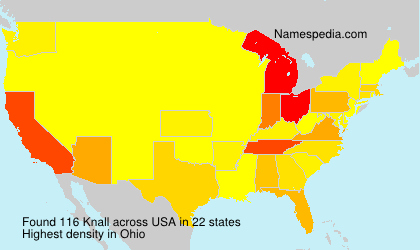 Surname Knall in USA Surname Knall in USA