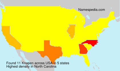 Surname Knapen in USA Surname Knapen in USA