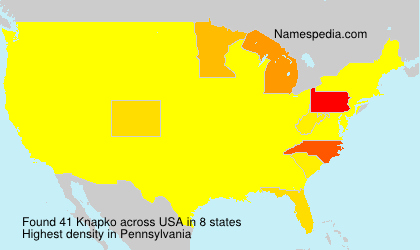 Surname Knapko in USA Surname Knapko in USA