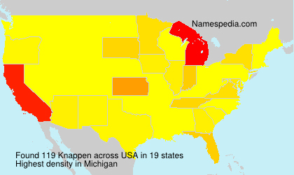 Surname Knappen in USA Surname Knappen in USA