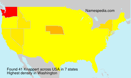 Surname Knappert in USA Surname Knappert in USA