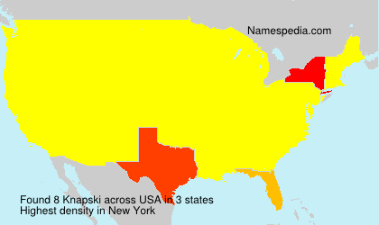 Surname Knapski in USA Surname Knapski in USA