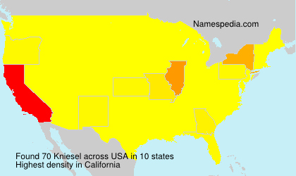 Surname Kniesel in USA Surname Kniesel in USA