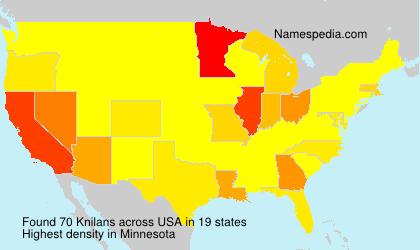 Surname Knilans in USA Surname Knilans in USA