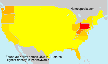Surname Kniley in USA Surname Kniley in USA