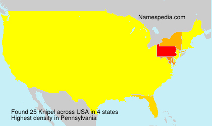 Surname Knipel in USA Surname Knipel in USA