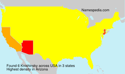 Surname Knishinsky in USA Surname Knishinsky in USA