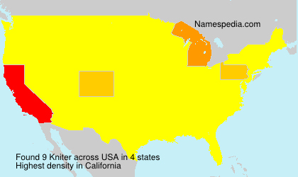 Surname Kniter in USA Surname Kniter in USA