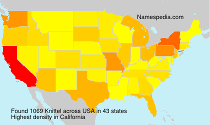 Surname Knittel in USA Surname Knittel in USA