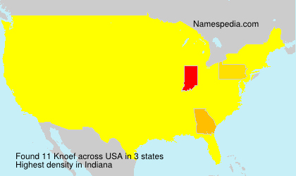 Surname Knoef in USA Surname Knoef in USA