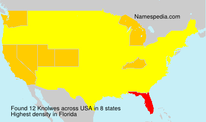Surname Knolwes in USA Surname Knolwes in USA
