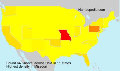 Surname Knopfel in USA Surname Knopfel in USA