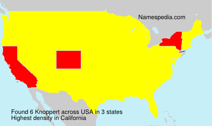 Surname Knoppert in USA Surname Knoppert in USA
