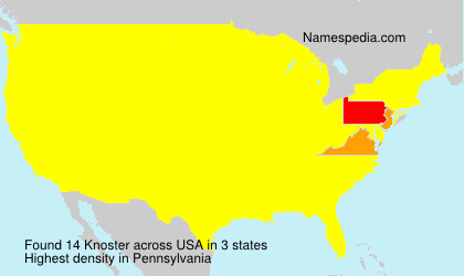 Surname Knoster in USA Surname Knoster in USA