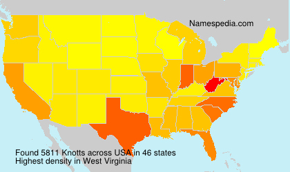 Surname Knotts in USA Surname Knotts in USA