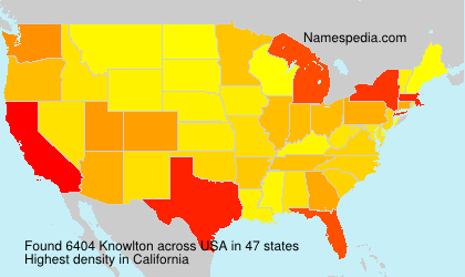 Surname Knowlton in USA Surname Knowlton in USA