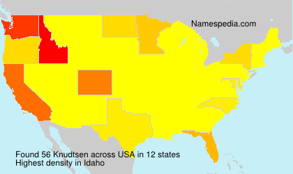 Surname Knudtsen in USA Surname Knudtsen in USA