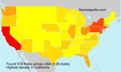 Surname Koba in USA
