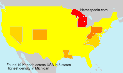 Surname Kobbah in USA Surname Kobbah in USA
