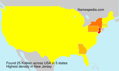 Surname Koblan in USA Surname Koblan in USA
