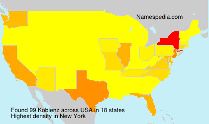 Surname Koblenz in USA Surname Koblenz in USA