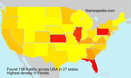 Surname Koblitz in USA Surname Koblitz in USA