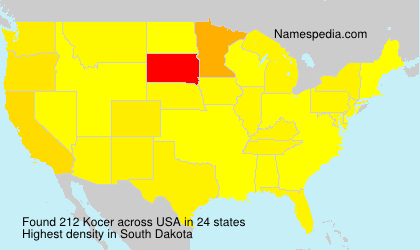 Surname Kocer in USA Surname Kocer in USA