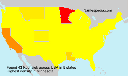 Surname Kochsiek in USA Surname Kochsiek in USA