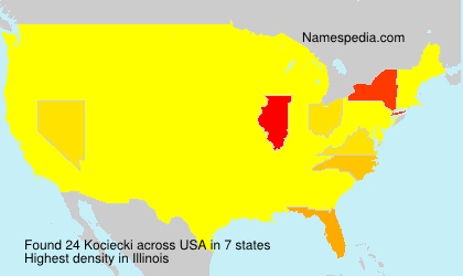 Surname Kociecki in USA Surname Kociecki in USA