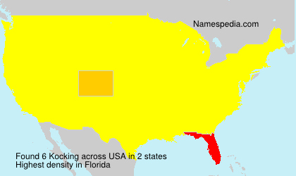 Surname Kocking in USA Surname Kocking in USA
