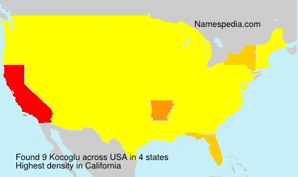 Surname Kocoglu in USA Surname Kocoglu in USA