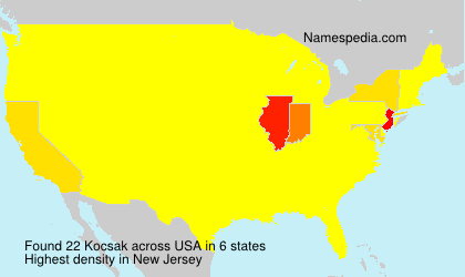 Surname Kocsak in USA Surname Kocsak in USA