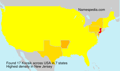 Surname Kocsik in USA Surname Kocsik in USA