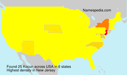 Surname Kocun in USA Surname Kocun in USA