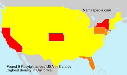 Surname Kocyigit in USA Surname Kocyigit in USA