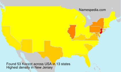 Surname Koczot in USA Surname Koczot in USA