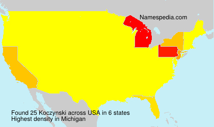 Surname Koczynski in USA Surname Koczynski in USA