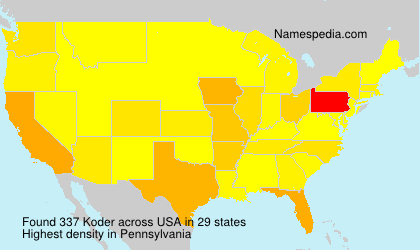 Surname Koder in USA Surname Koder in USA