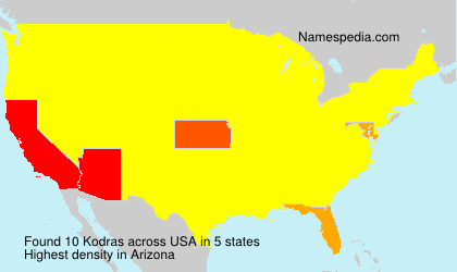 Surname Kodras in USA Surname Kodras in USA