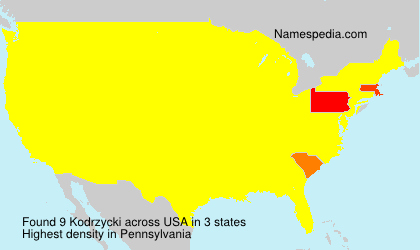 Surname Kodrzycki in USA Surname Kodrzycki in USA