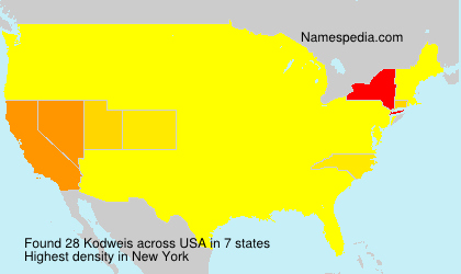 Surname Kodweis in USA Surname Kodweis in USA