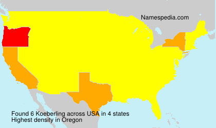 Surname Koeberling in USA Surname Koeberling in USA