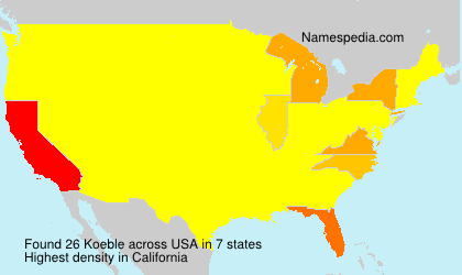Surname Koeble in USA Surname Koeble in USA