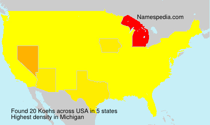 Surname Koehs in USA Surname Koehs in USA