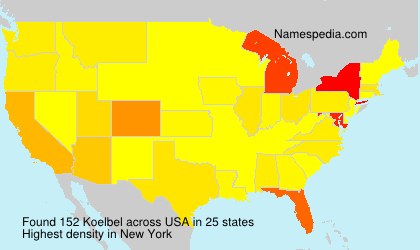 Surname Koelbel in USA Surname Koelbel in USA