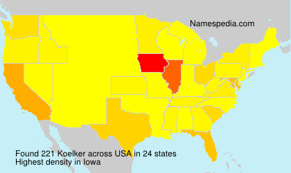 Surname Koelker in USA Surname Koelker in USA
